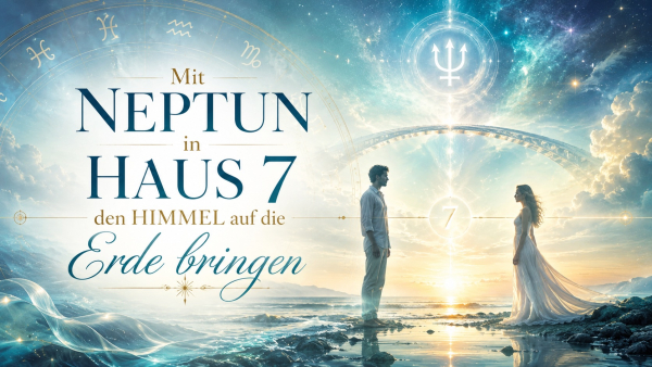 Kostenfreier 2-tägiger Workshop "Mit Neptun i. Haus 7 den Himmel auf die Erde bringen" - ab 8.8. u.9.8.26